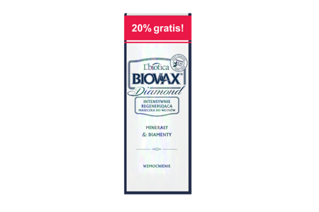 Biovax Luksusowa Maska ​​Do Włosów Diamenty Minerały 125ml  exp.31/05/2021