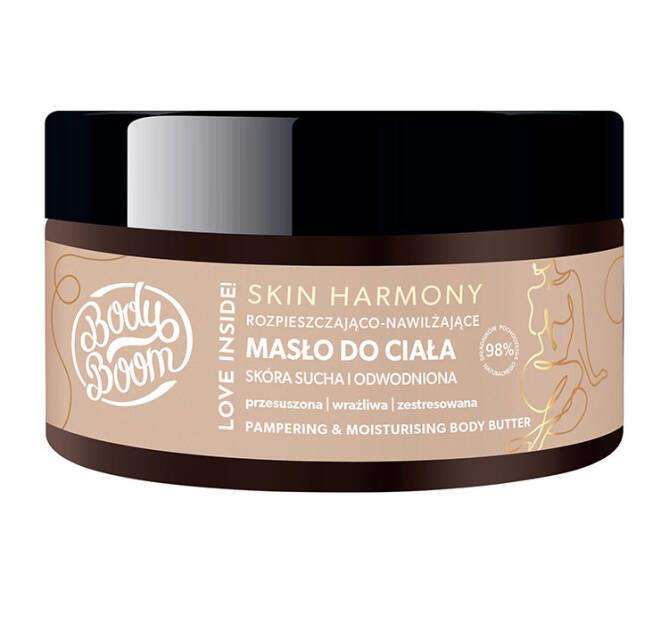BodyBoom Skin Harmony Love Inside Rozpieszczające i Nawilżające Masło do Ciała dla Skóry Suchej i Odwodnionej 250ml