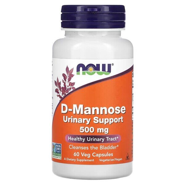 D-Mannose, 500mg - 60 vcaps