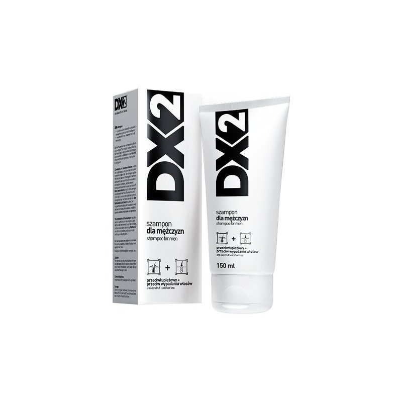 DX2 Szampon Przeciwłupieżowy Oraz Przeciw Wypadaniu Włosów 150ml