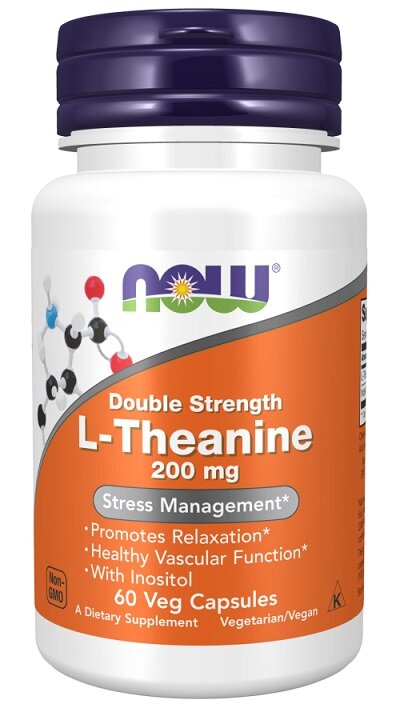 Double Strength L-Theanine, 200mg - 60 vcaps