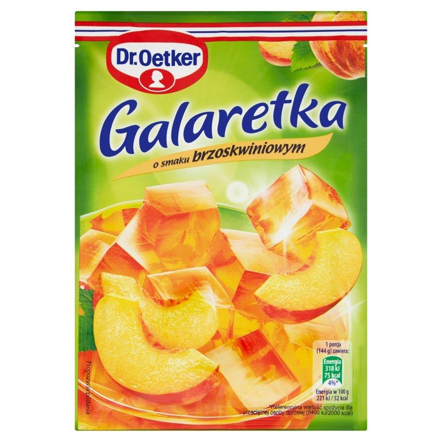 Dr. Oetker Galaretka o Smaku Brzoskwiniowym 77g