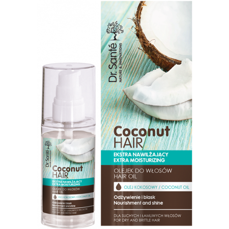 Dr. Sante Coconut Hair Olejek do Włosów Suchych i Łamliwych z Olejem Kokosowym 50ml