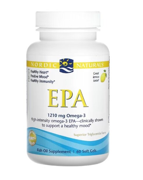 EPA, 1210mg Lemon - 60 softgels