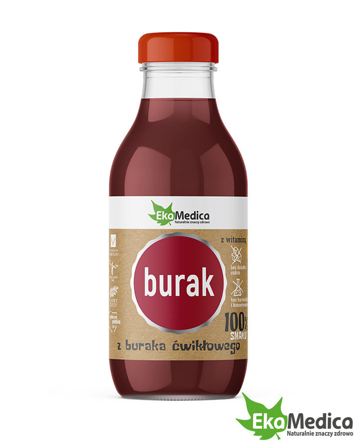 EkaMedica Naturalny Sok 100% burak 0,3L