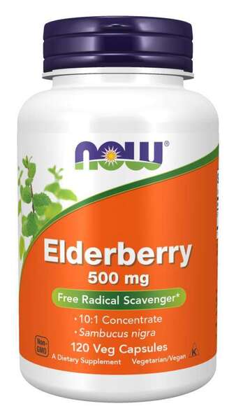 Elderberry, 500mg - 120 vcaps