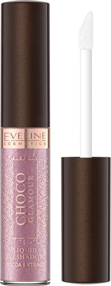 Eveline Choco Glamour Wodoodporne Cienie w Płynie Nr 04 6,5ml