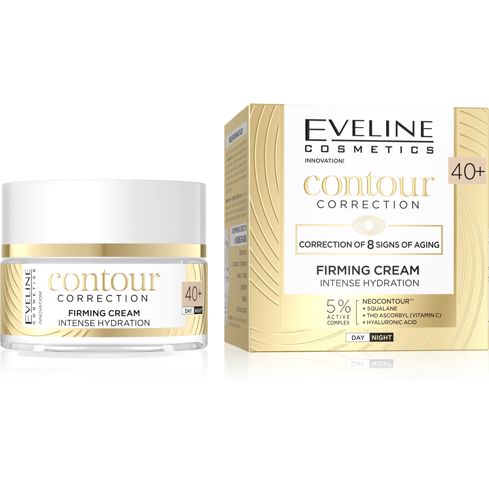 Eveline Contour Correction Intensywnie Nawilżający Krem Ujędrniający 40+ 50ml