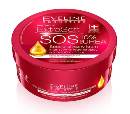 Eveline Extra Soft Sos Specjalistyczny Regenerujący Krem do Twarzy i Ciała 175ml