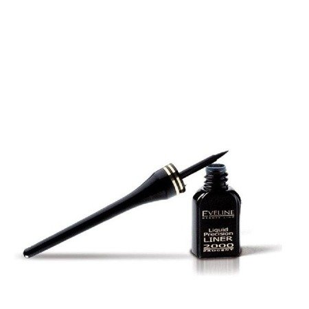 Eveline Liquid Precision Eyeliner Wodoodporna Konturówka Czarna 1 Sztuka 