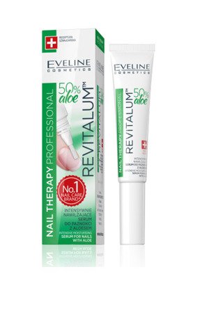 Eveline Nail Therapy Revitalum Intensywnie Nawilżające Serum do Paznokci z Aloesem 8ml