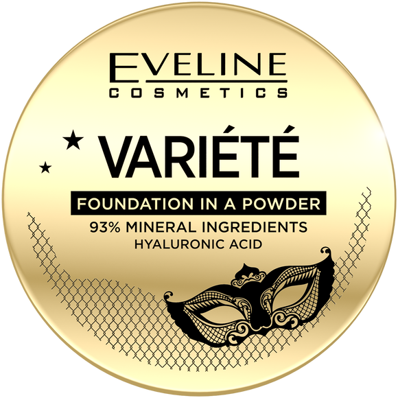 Eveline Variete 93% Naturalnych Składników Podkład Mineralny w Pudrze 03 Light Vanilla 8g