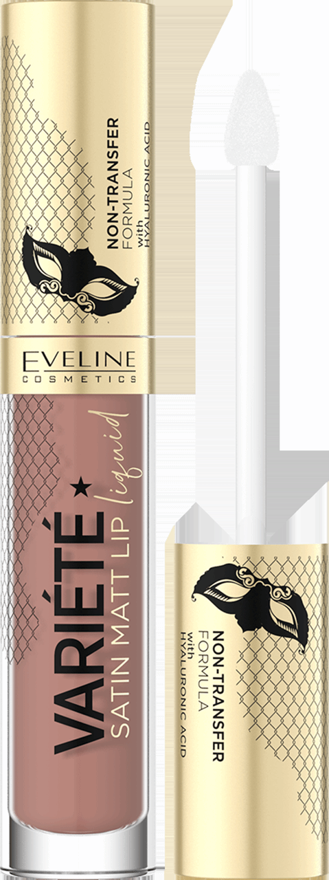 Eveline Variete Innowacyjna Satynowa Pomadka w Płynie 01 Caramel Cake 4.5ml