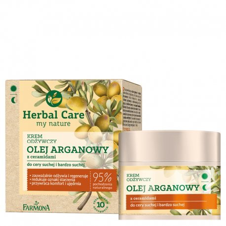 FARMONA Herbal Care Krem odżywczy Olejek Arganowy 50ml