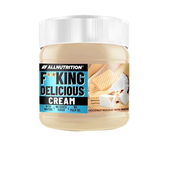 Fitking Delicious Cream, Coconut Nougat with Wafers - 200g