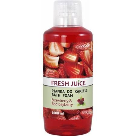 Fresh Juice Gładka I Delikatna Pianka Do Kąpieli Truskawka + Red Bayberry 1000ml