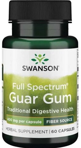 Full Spectrum Guar Gum, 400mg - 60 caps