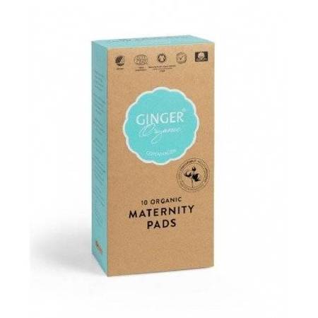 Ginger Organic Maternity Pads Podkłady Poporodowe GMO 10szt