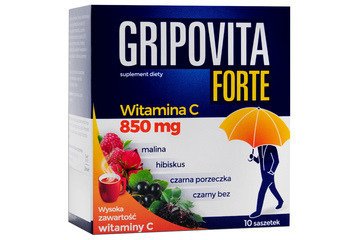 Gripovita Forte Witamina C 850mg 10 saszetek