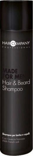 Hair Company Professional Hair & Beard Nawilżający Szampon do Włosów i Brody dla Mężczyzn 250ml