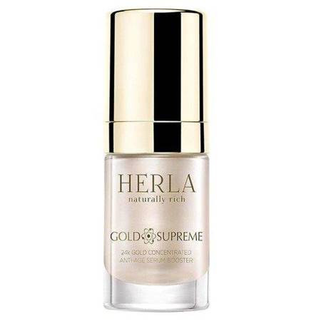 Herla Gold Supreme Przeciwzmarszczkowe Skoncentrowane Serum z 24K Złotem 15ml 