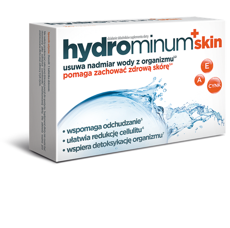 Hydrominum Skin Usuwa Nadmiar Wody z Organizmu 30 Tabletek