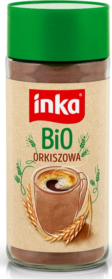 Inka Bio Kawa Orkiszowa z Cykorią Witaminami B i Potasem bez Dodatku Cukru 100g