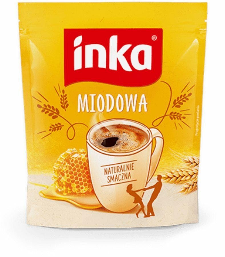 Inka Miodowa Rozpuszczalna Kawa o Wyjątkowym Aromacie z Nutą Szlachetnego Miodu 200g