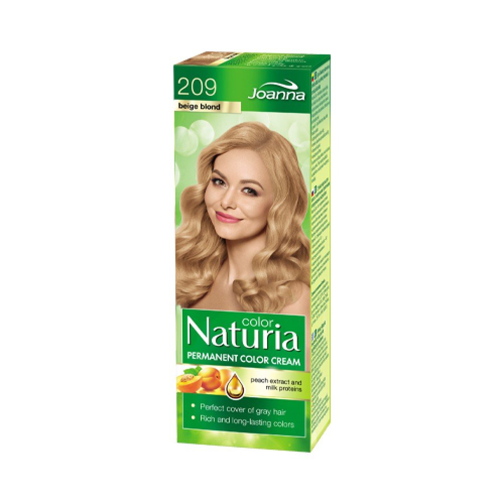 Joanna Naturia Color Farba do Włosów z Proteinami 209 Beżowy Blond 100ml