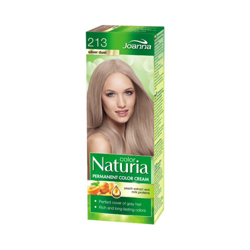 Joanna Naturia Color Farba do Włosów z Proteinami 213 Srebrny Pył 100ml