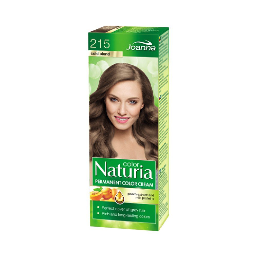 Joanna Naturia Color Farba do Włosów z Proteinami 215 Zimny Blond 100ml