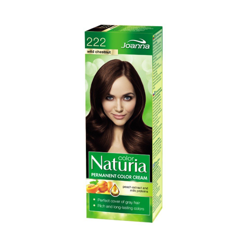 Joanna Naturia Color Farba do Włosów z Proteinami 222 Dziki Kasztan 100ml