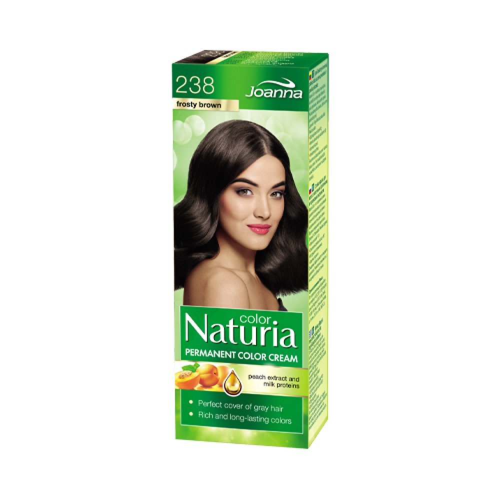 Joanna Naturia Color Farba do Włosów z Proteinami 238 Mroźny Brąz 100ml