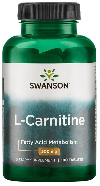 L-Carnitine, 500mg - 100 tablets