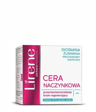LIRENE Cera Naczynkowa- Przeciwzmarszczkowy Krem regenerujący na noc 50 ml