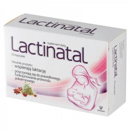 Lactinatal Suplement Diety Wspierający Laktację 30 Kapsułek