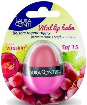 Laura Conti Vital Lip Balm Balsam Regenerujący do Przesuszonych i Popękanych Ust SPF 15 8g