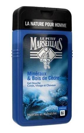 Le Petit Marseillais Minerały i Drzewo Cedrowe Żel pod Prysznic 3w1 dla Mężczyzn 250ml