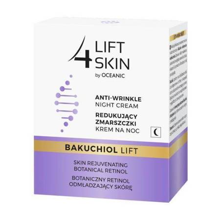 Lift 4 Skin Bakuchiol Lift Redukujący Zmarszczki Odmładzający Skórę Krem na Noc 50ml