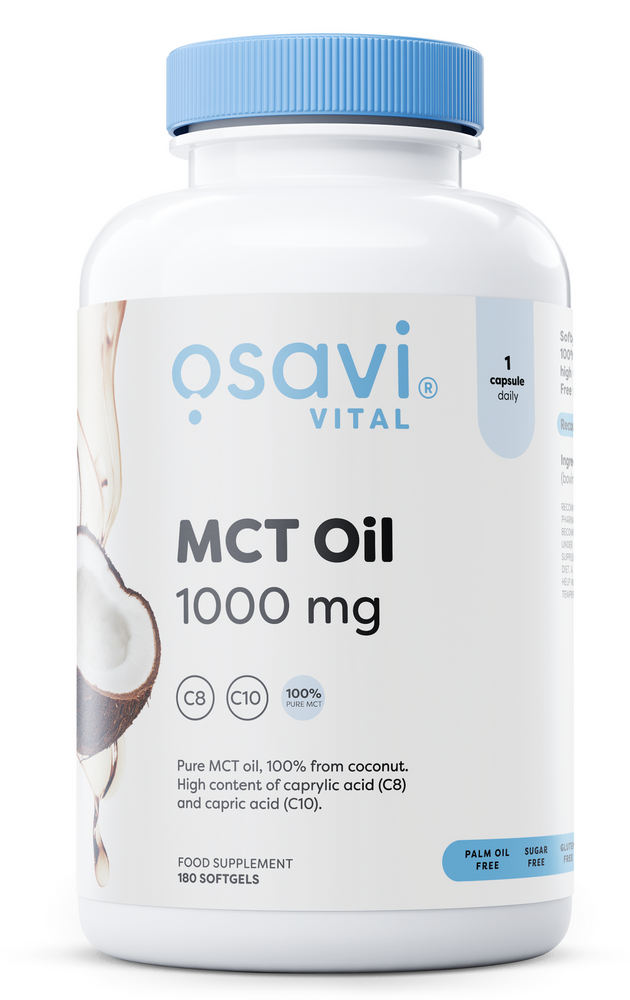 MCT Oil, 1000mg - 180 softgels