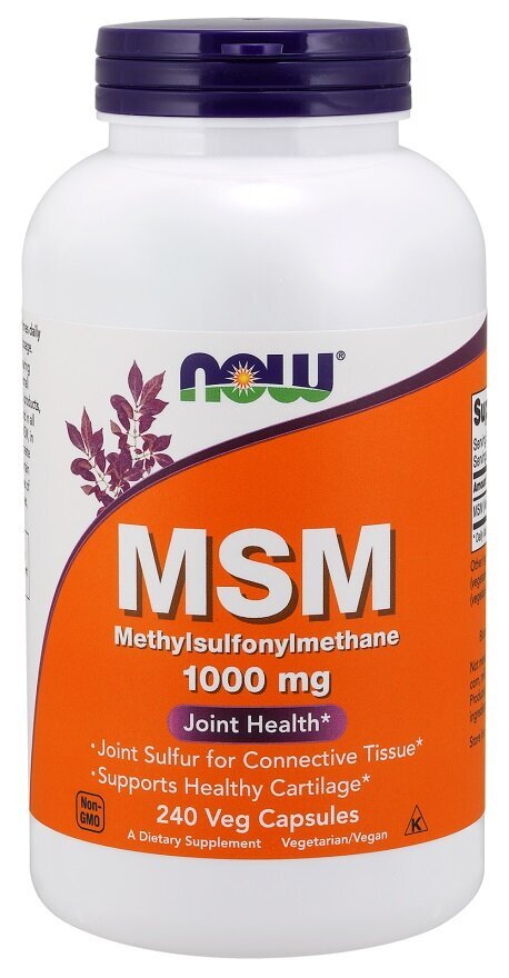 MSM Methylsulphonylmethane, 1000mg - 240 vcaps