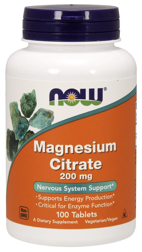 Magnesium Citrate, 200mg - 100 tablets