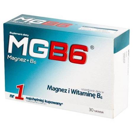 MgB6 Magnez+B6 30 tabletek