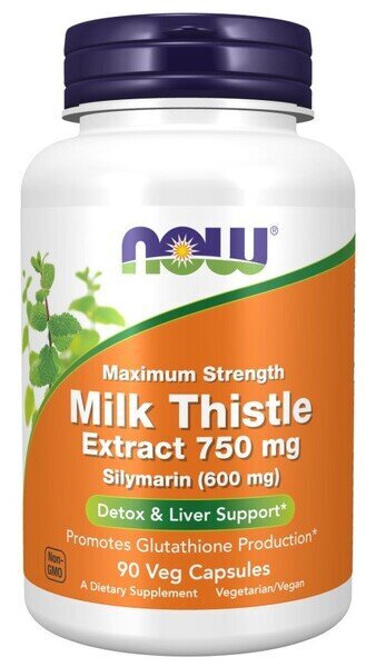 Milk Thistle Extract, 750mg Maximum Strength - 90 vcaps