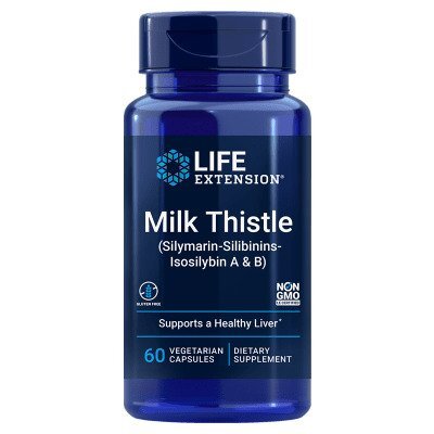 Milk Thistle, Silymarin-Silibinins-Isosilybin A & B - 60 vcaps