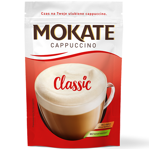 Mokate Cappuccino Classic bez Olejów i bez Konserwantów 110g