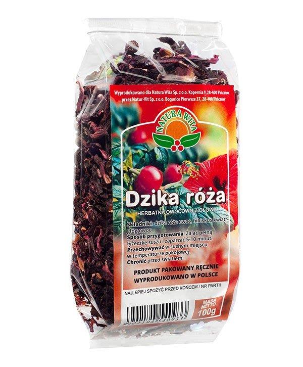 Natura Wita Herbatka Ziołowo-Owocowa Dzika Róża 100g