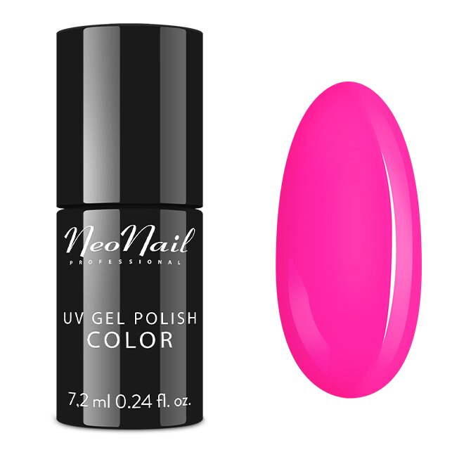 NeoNail Lakier Hybrydowy Żel UV/LED Neon Pink 7ml
