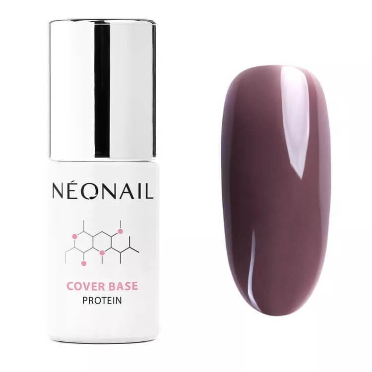 NeoNail UV/LED Baza Hybrydowa Cover Base Protein Mauve Nude 7.2ml