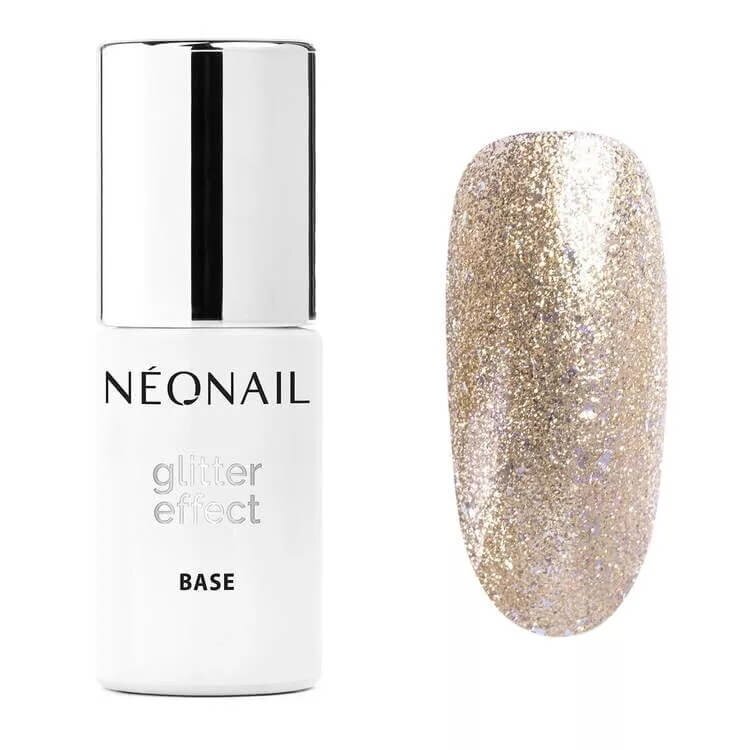 NeoNail UV/LED Baza Hybrydowa Glitter Effect Base Gold 7.2ml